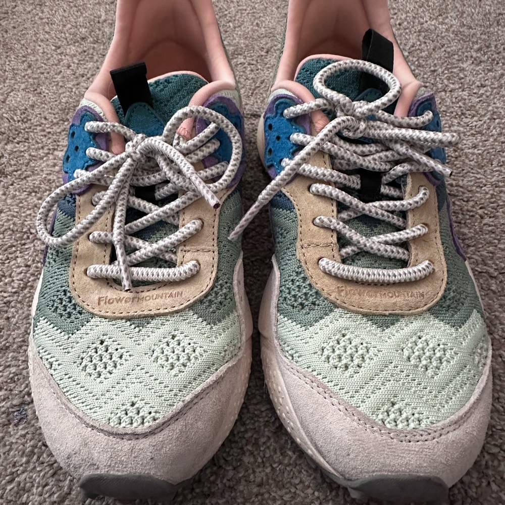 Flower Mountain Women's Colorful Lace-Up Sneakers